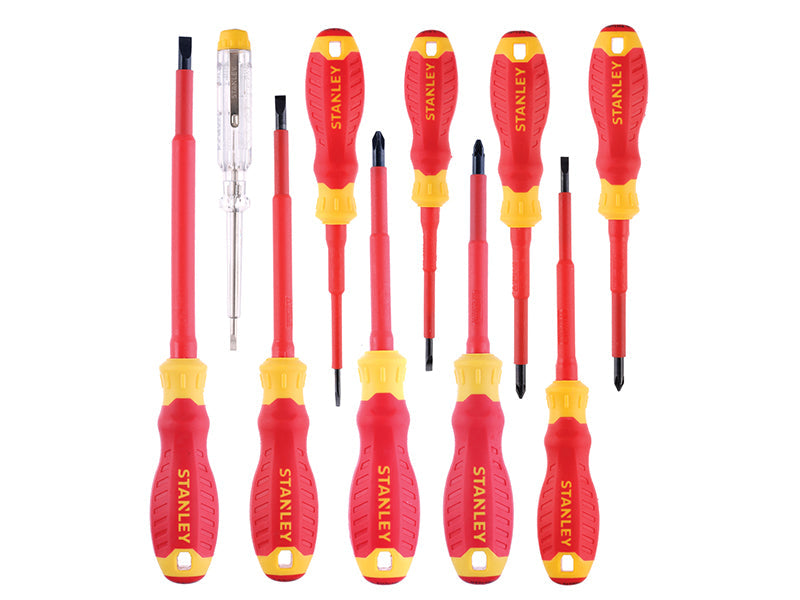 STANLEY® FatMax® VDE Insulated Screwdriver Set, 10 Piece