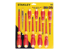 Load image into Gallery viewer, STANLEY® FatMax® VDE Insulated Screwdriver Set, 10 Piece