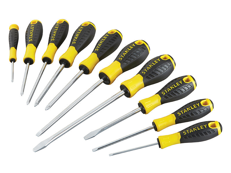 STANLEY® 0-60-211 Essential Screwdriver Set, 10 Piece