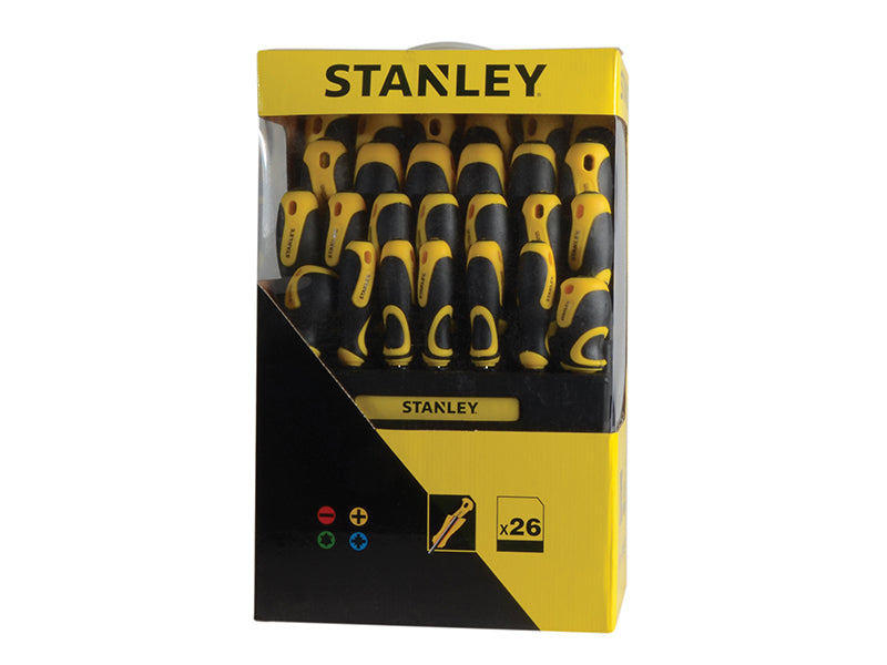 STANLEY® 062142 Screwdriver Set in Rack, 26 Piece