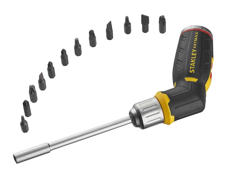 STANLEY® FatMax® Pistol Grip Ratchet 12 Bits