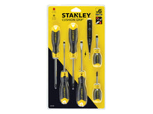 Load image into Gallery viewer, STANLEY® Cushion Grip Screwdriver Set, 7 Piece/Voltage Tester