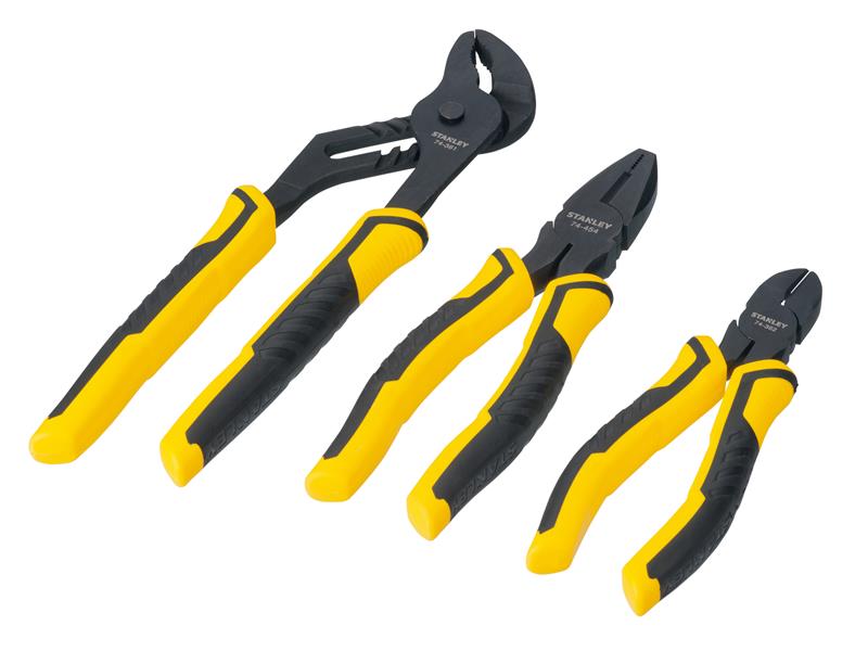 STANLEY® ControlGrip™ Pliers Set, 3 Piece