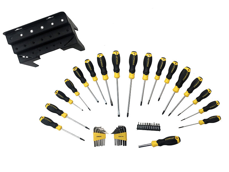 STANLEY® Screwdriver Set in Rack, 44 Piece