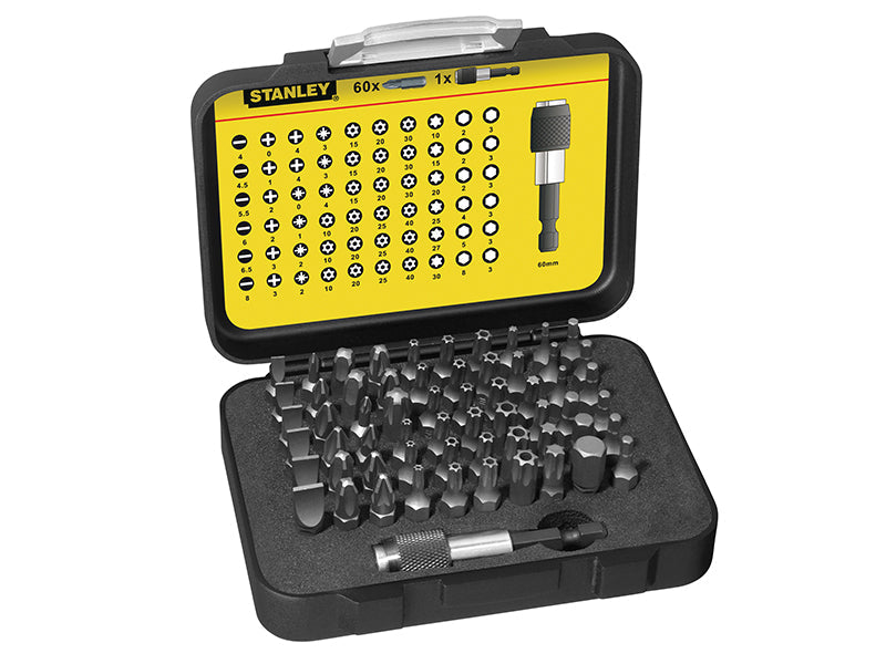 STANLEY® Bit Set & Holder, 61 Piece