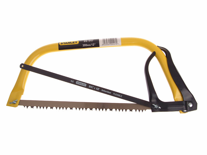 STANLEY® Hack Bowsaw 300mm (12in) Plus Extra Hacksaw Blade