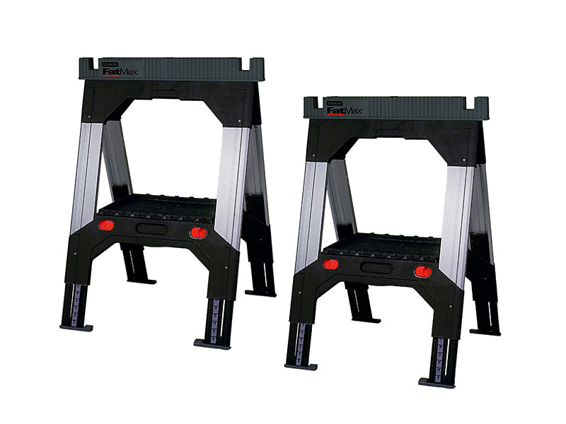 STANLEY® FatMax® Telescopic Sawhorses (Twin Pack)