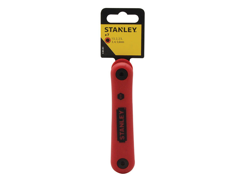 STANLEY® Metric Folding Hexagon Key Set,7 Piece