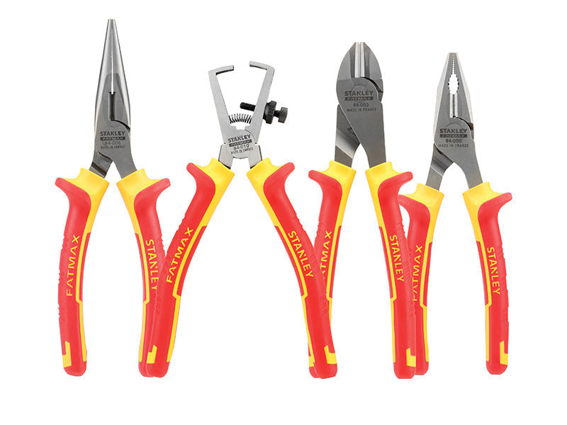 STANLEY® FatMax® VDE Pliers Set, 4 Piece