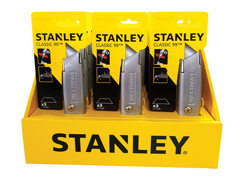 STANLEY® 99E Counter Display of 12 Knives