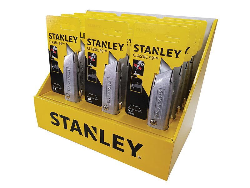 STANLEY® 99E Counter Display of 12 Knives