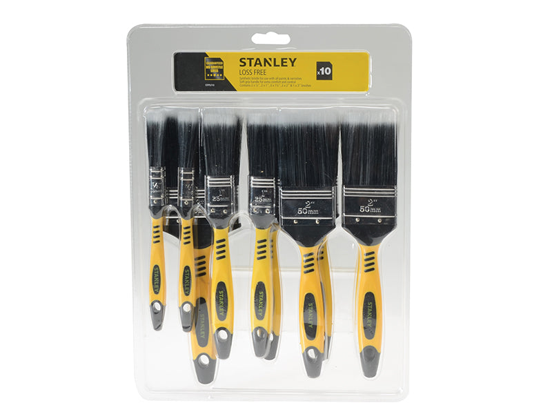 STANLEY® Loss Free Synthetic Brush Set, 10 Piece