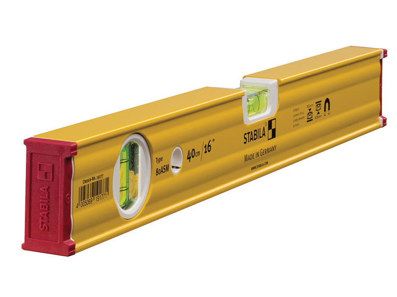 Stabila 80 ASM Single Plumb Magnetic Box Section Spirit Level