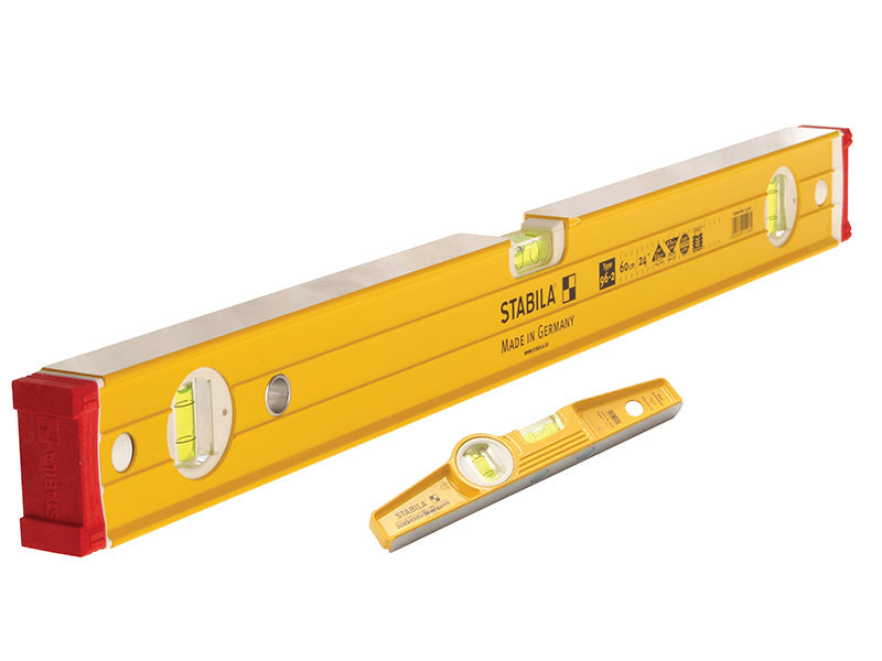 Stabila 96-2-120 Spirit Level & 81 S REM Level Pack