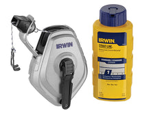 Load image into Gallery viewer, IRWIN® STRAIT-LINE® HPP Chalk Reel Set 30m &amp; Blue Chalk 113g