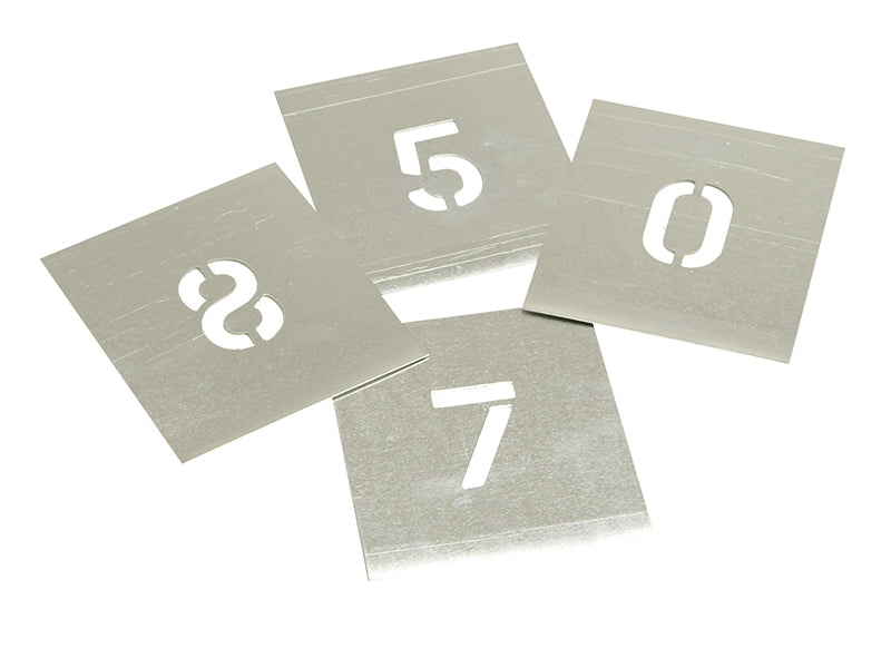 Stencils Zinc Stencil - Numbers