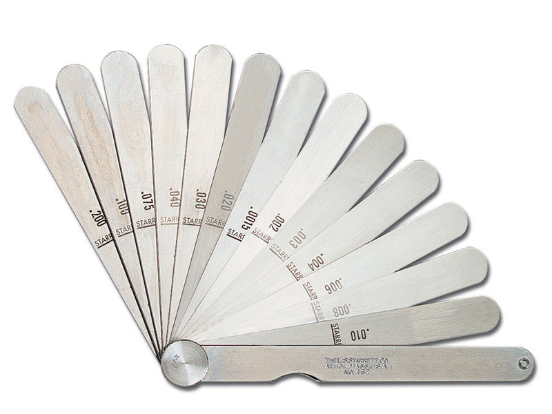 Starrett Metric Feeler Gauge Set