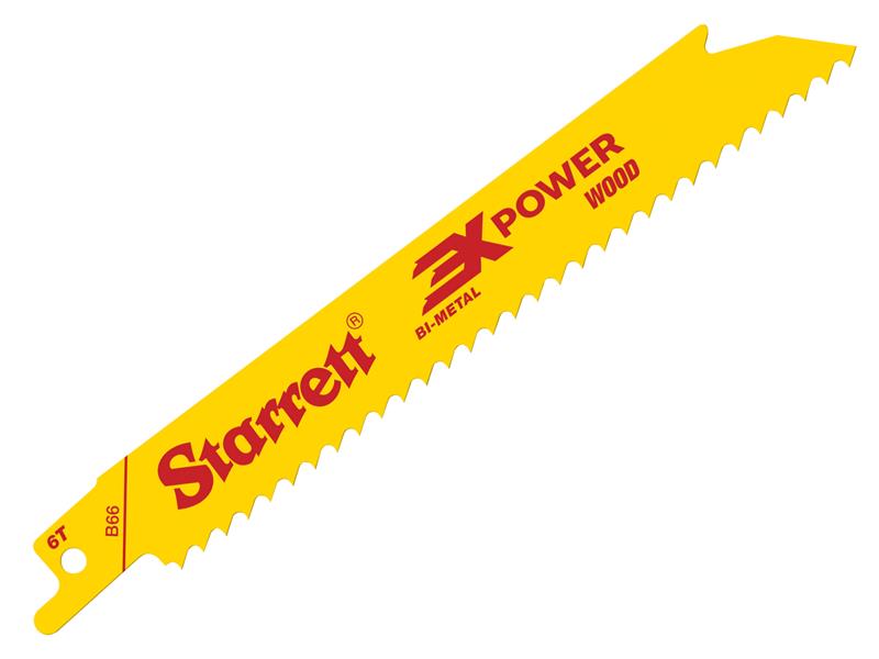 Starrett Bi-Metal Reciprocating Blade, Wood