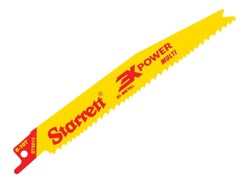 Starrett Bi-Metal Reciprocating Blade, Multipurpose