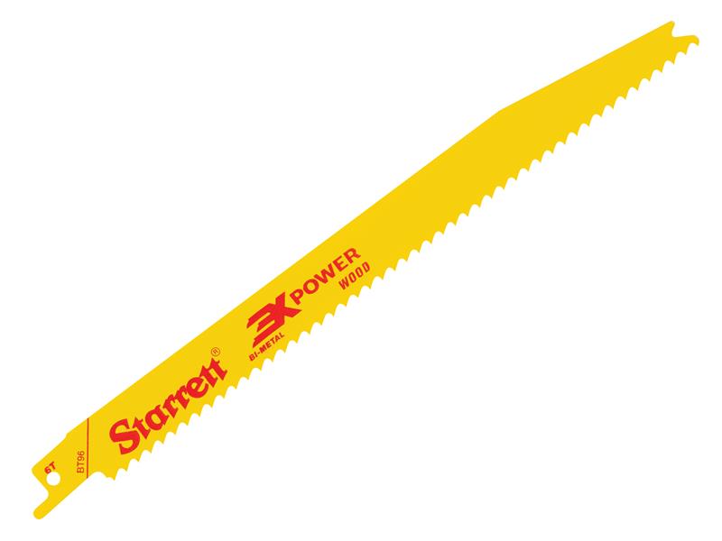 Starrett Bi-Metal Reciprocating Blade, Wood