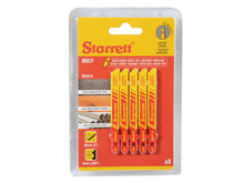 Load image into Gallery viewer, Starrett BU214-5 Multi Purpose Jig Saw Blades Pack of 5