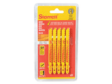 Load image into Gallery viewer, Starrett BU36-5 Wood Cutting Jigsaw Blades Pack of 5