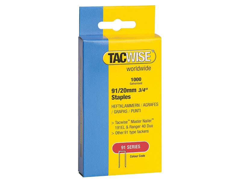 Tacwise 91 Series Staples