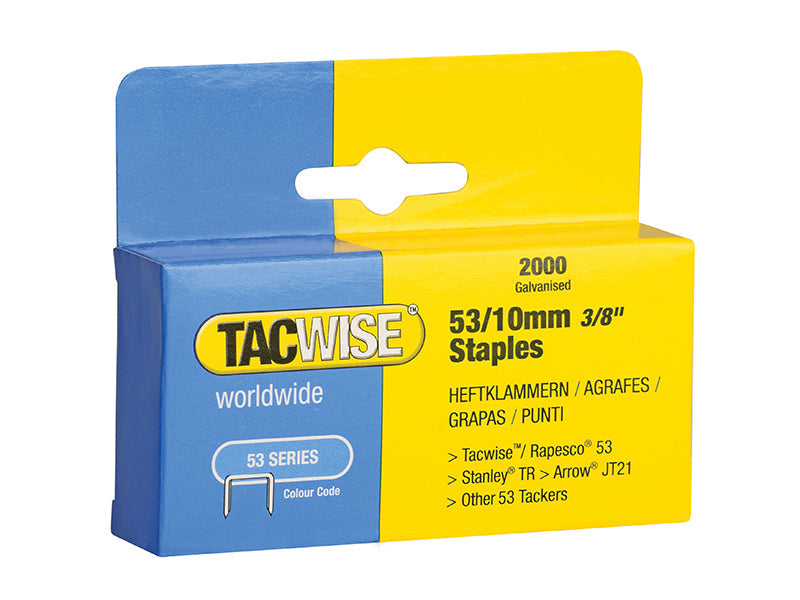 Tacwise 53 Light-Duty Staples (Type JT21 A)