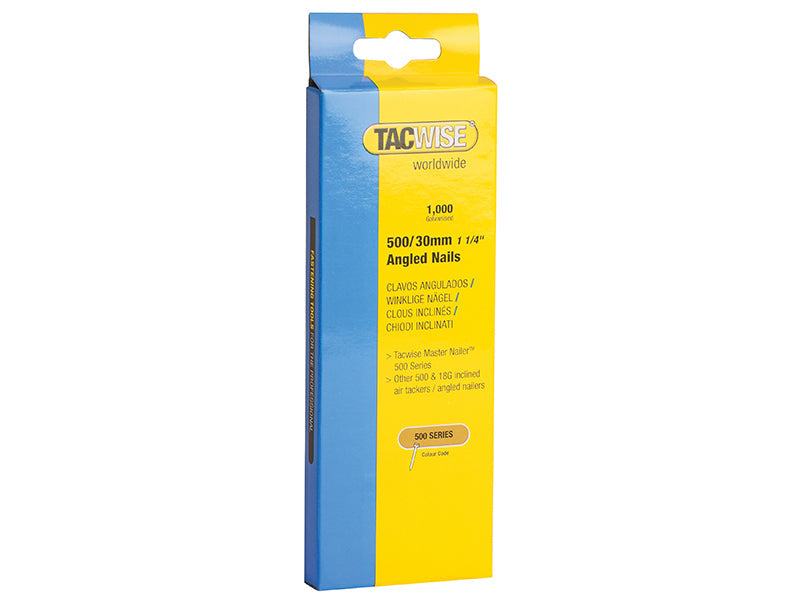 Tacwise 500 Series 18 Gauge Angled Nails