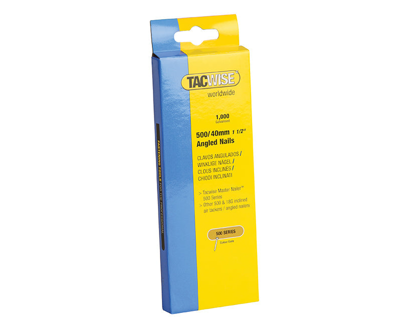 Tacwise 500 Series 18 Gauge Angled Nails