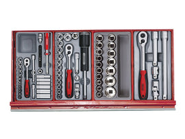 Teng Service Top Box Kit, 140 Piece