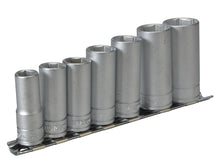 Load image into Gallery viewer, Teng M3807 Socket Clip Rail Set of 7 Metric 3/8in Drive