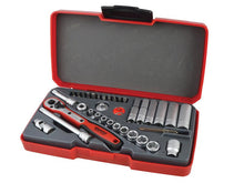 Load image into Gallery viewer, Teng T1436 Socket Set of 36 Metric 1/4in Drive