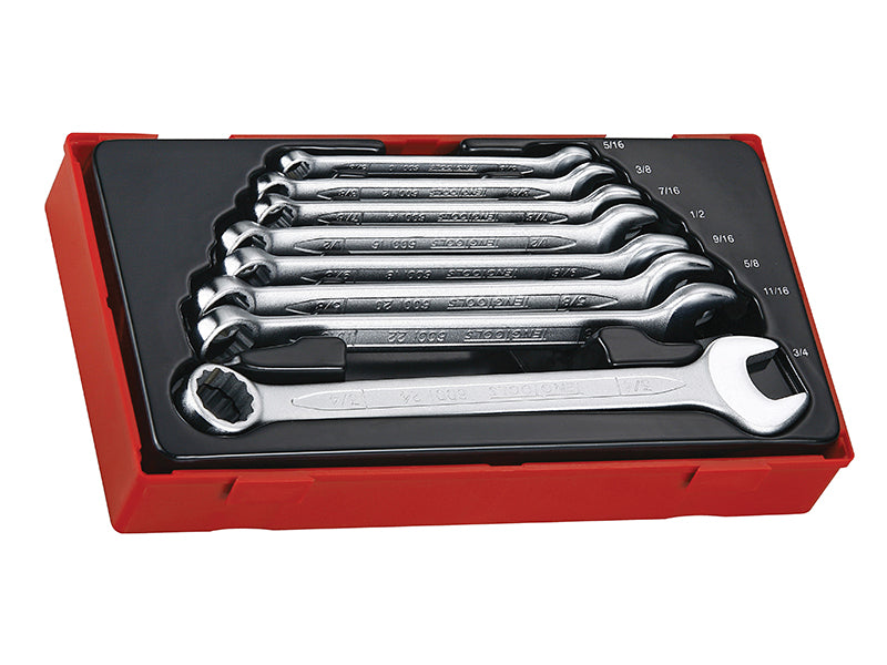 Teng TT3592 A/F Combination Spanner Set, 8 Piece