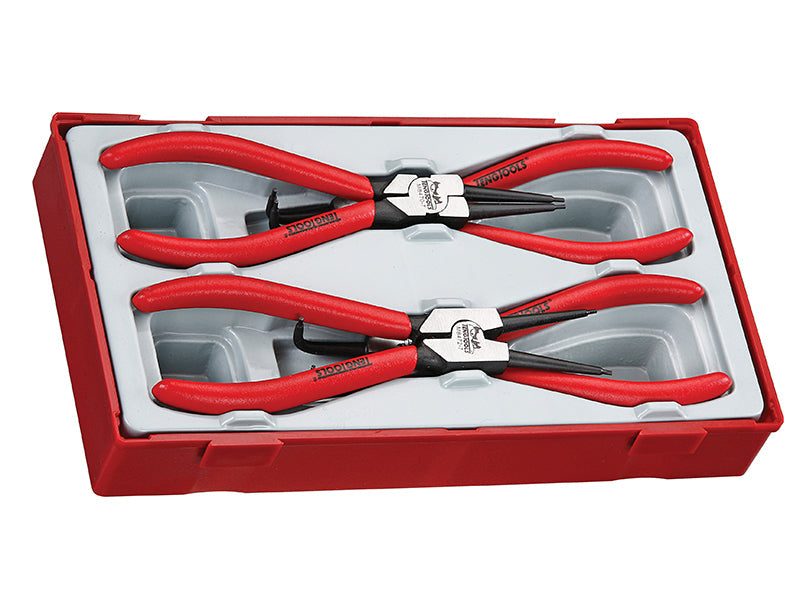 Teng TT47-7 Mega Bite Circlip Pliers Set, 4 Piece