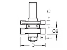 Load image into Gallery viewer, Trend 337 x 1/2 TCT Tongue &amp; Groove Set 6.35mm x 10.0mm