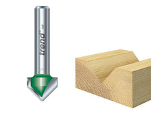 Load image into Gallery viewer, Trend C044 x 1/4 TCT CraftPro Chamfer V-Groove Cutter 45° 6.0 x 12.7mm