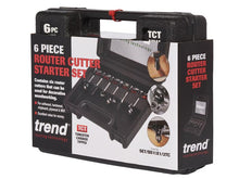 Load image into Gallery viewer, Trend 1/2in Router Cutter Set, 6 Piece