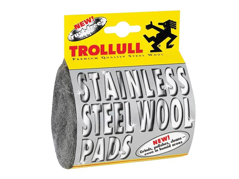 Trollull Stainless Steel Wool Pads (Pack 2)