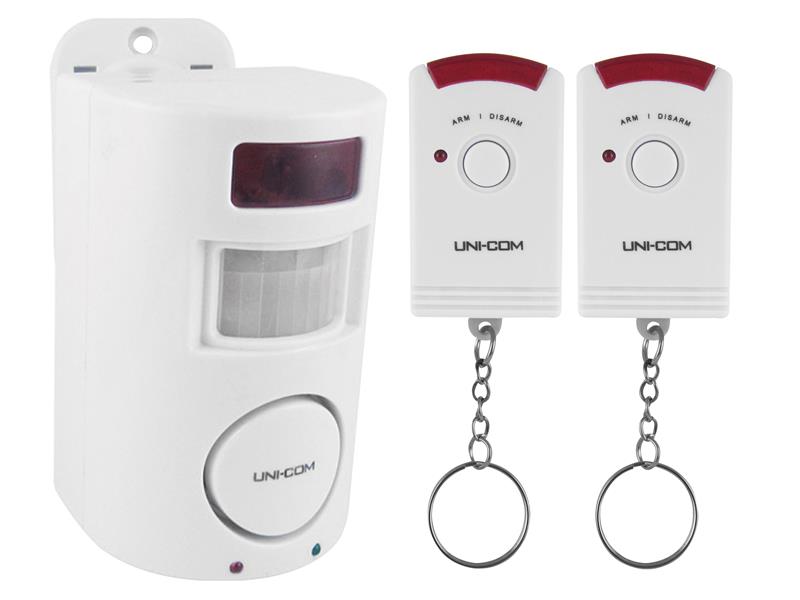 Uni-Com Remote Control PIR Sensor Alarm