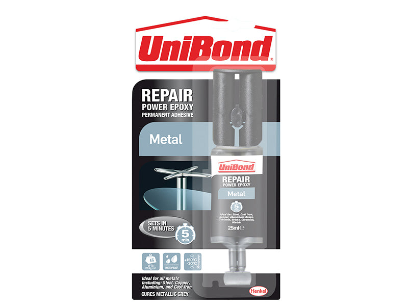 UniBond Repair Power 5 Min Epoxy Metal 25ml