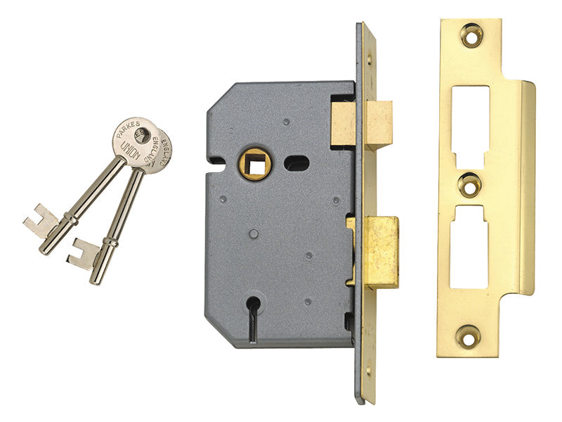 UNION 2277 3 Lever Mortice Sashlock