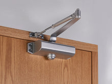 Load image into Gallery viewer, UNION CE3F Fixed Size 3 Rack &amp; Pinion Door Closer Silver