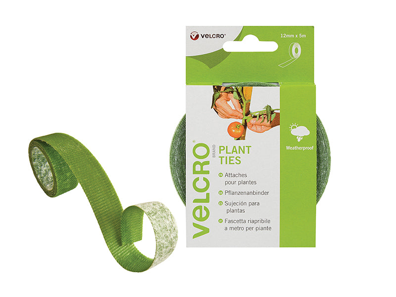 VELCRO® ONE-WRAP® Plant Ties 12mm x 5m Green