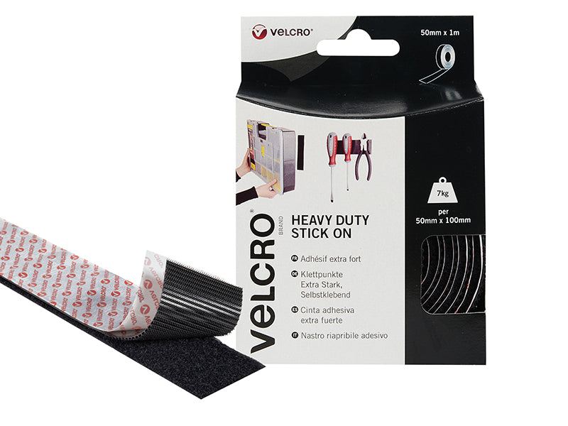 VELCRO® Brand Heavy-Duty Hook & Loop Stick On Tape