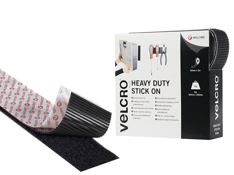 VELCRO® Brand Heavy-Duty Hook & Loop Stick On Tape