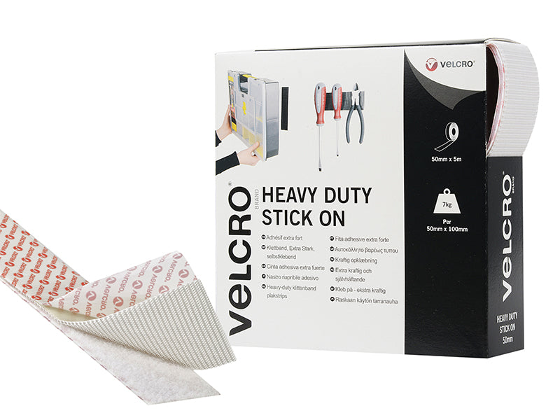 VELCRO® Brand Heavy-Duty Hook & Loop Stick On Tape