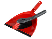 Load image into Gallery viewer, Vileda 2-in-1 Dustpan and Brush Set