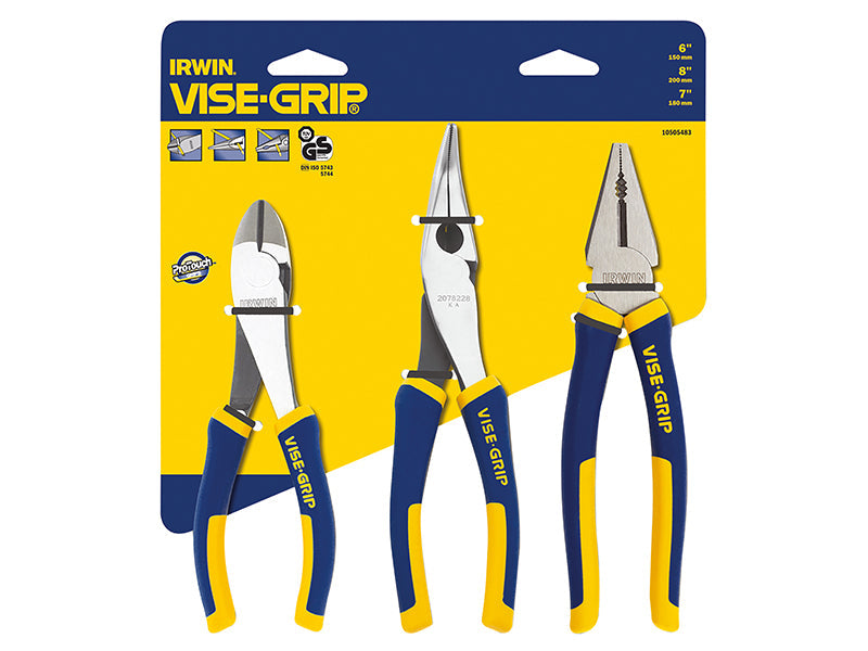 IRWIN Vise-Grip Pro Pliers Set, 3 Piece