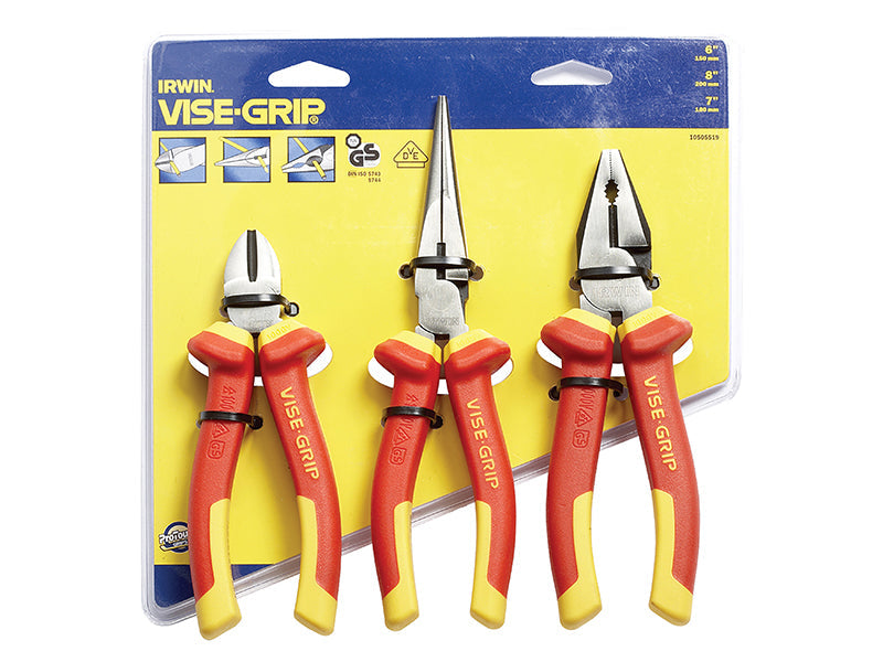 IRWIN Vise-Grip VDE Pliers Set, 3 Piece